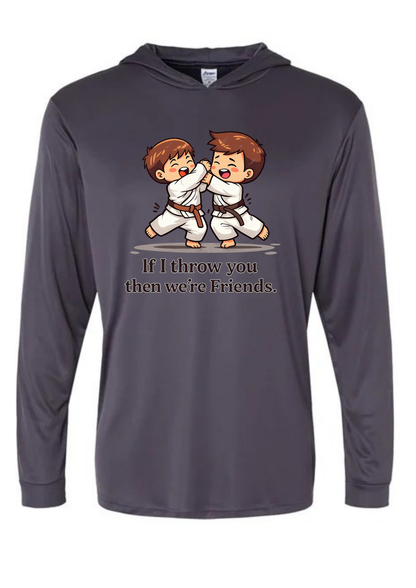 Performance Hooded Long Sleeve Shirts