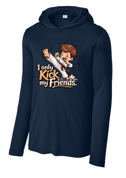 Performance Hooded Long Sleeve Shirts