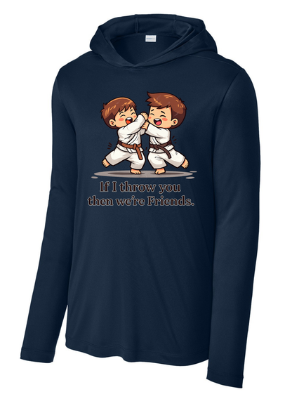 Performance Hooded Long Sleeve Shirts