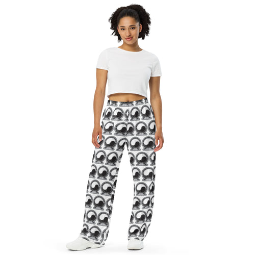 Jungdo lounging pants- All-over print unisex wide-leg pants