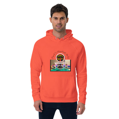 Unisex eco raglan hoodie
