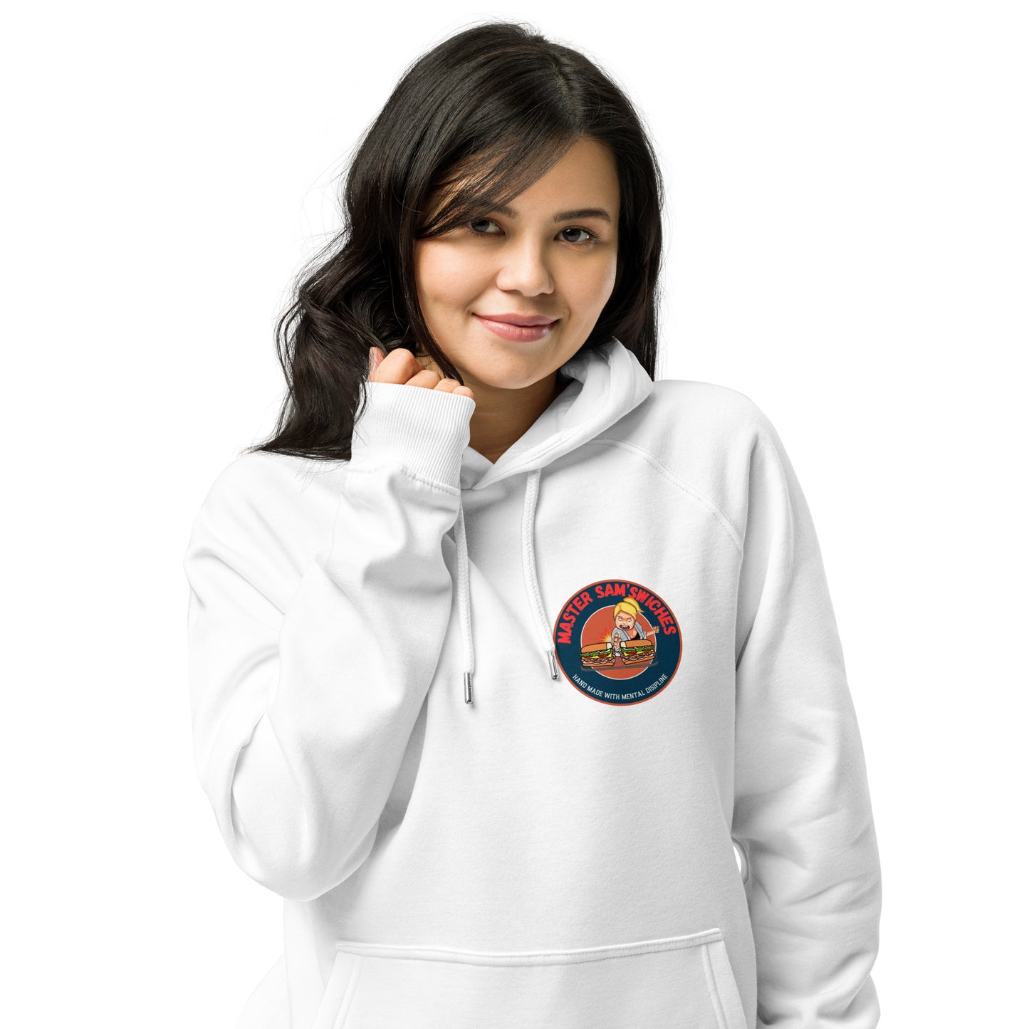 Unisex eco raglan hoodie